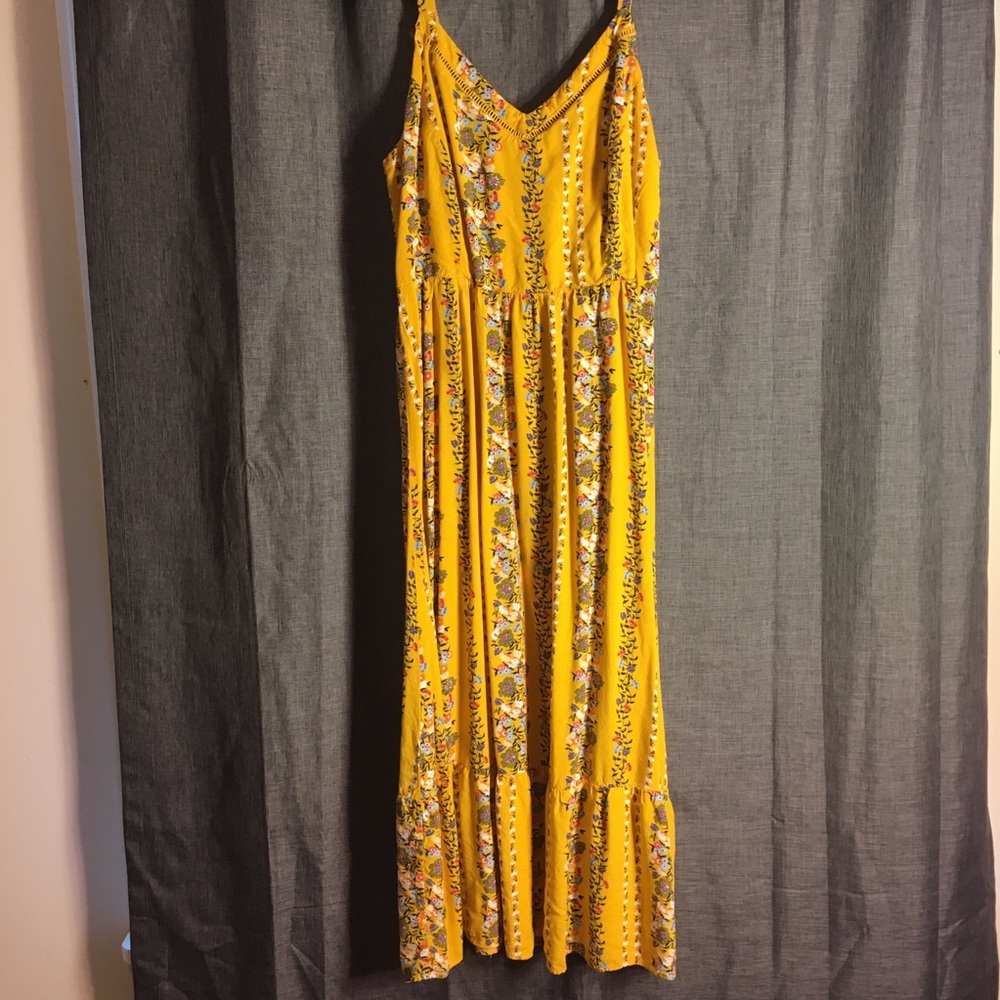 Fit & flare tiered cami dress